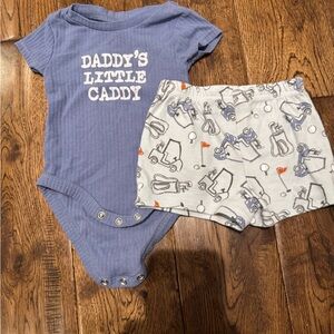 Baby Essentials Blue Ribbed Baby Bodysuit